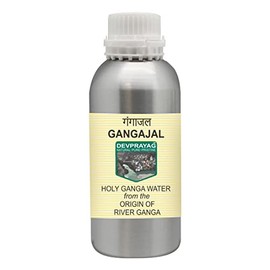 Devprayag Gangajal Holy Ganga Water from The Origin or Beginning of River Ganga at Devprayag in Aluminium Bottle 630ml (21 oz)