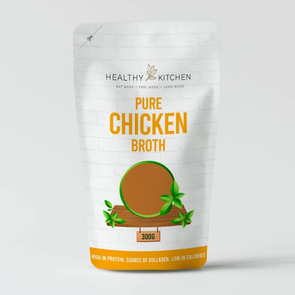 Healthy Kitchen Halal Organic Free Range Chicken Broth 300gr x 2 pack
