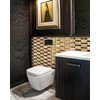 Primoon Gold Tile Long Hexagon Mosaic Tiles for Kitchen Backsplash