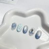 [Handmade Nail Tips] Aurora Gradient Magnetic Gel - Round /