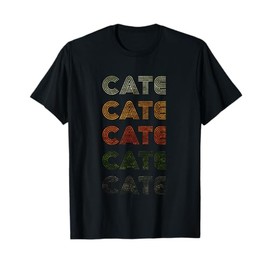 Love Heart Cate Tee Grunge Vintage Style Black Cate T-Shirt