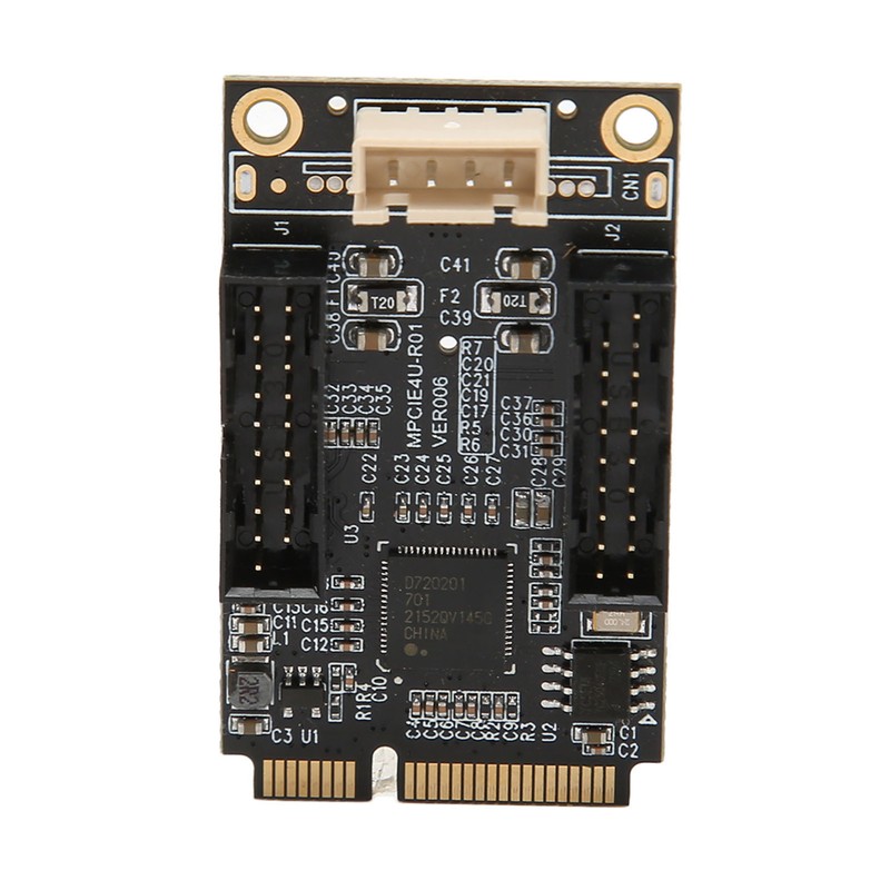 Mini PCIE to USB3.0 Front Expansion Card Dual 19PIN 5Gbps
