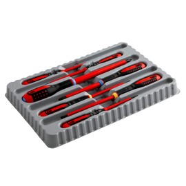 Bahco 9888S BE-9888s VDE Ergo Slot/Pozi Screwdriver Set (7 Pieces)