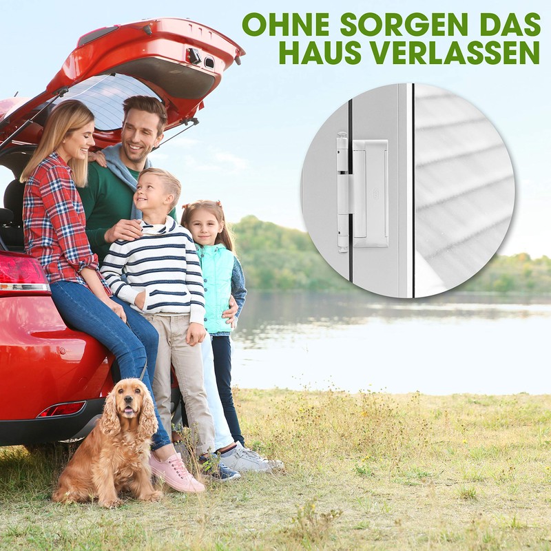 Cal Doublex XL - Fenstersicherung gegen Einbruch, auch für Balkontür,