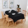 Waysle Rectangle Tablecloth - 60 x 102 Inch - Black