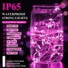 Lakumu Rechargeable String Lights Battery Operated, Battery Powered Copper Wire