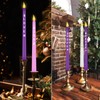 RGQSUN - 5 velas de Adviento de Navidad, velas cónicas