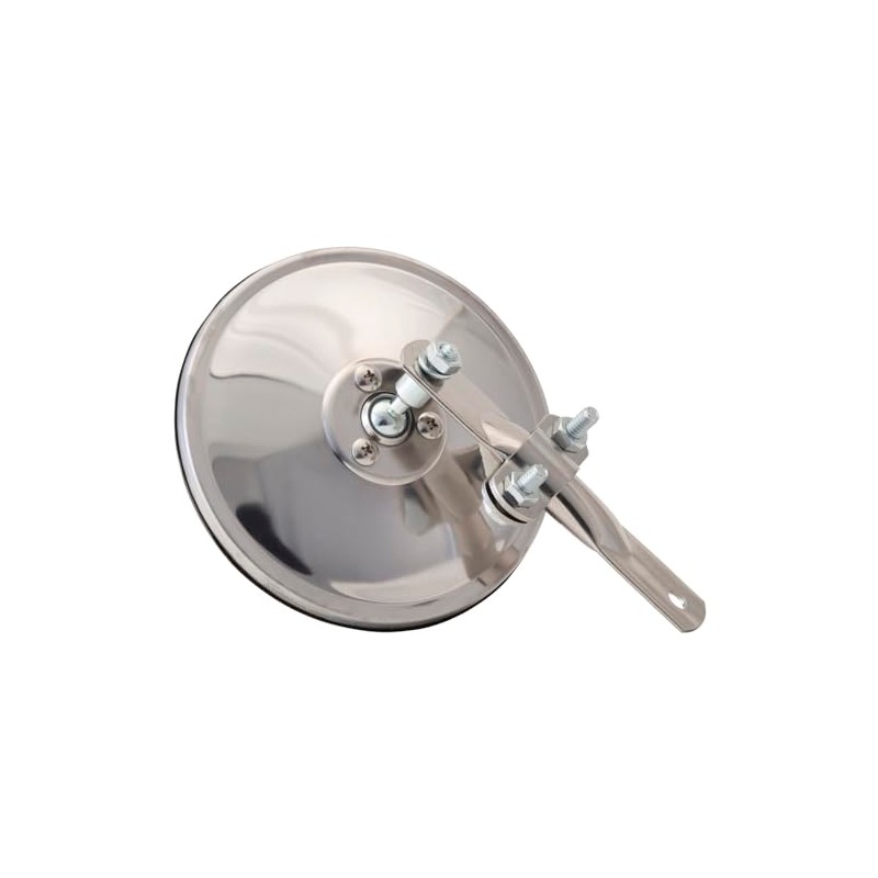 Grote 28033 5" Round Clamp-On Spot Mirror with Arm Assembly