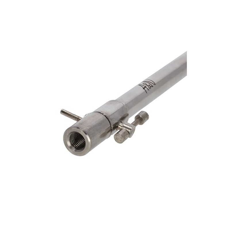 Rutenhalter Bankstick Edelstahl Drill T-Screw 30-50cm 12/8mm