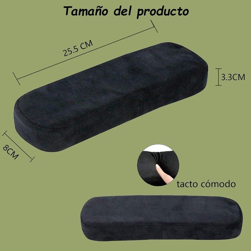 UTRHHVS 2 Reposabrazos ergonómico para silla de oficina, cuenta con