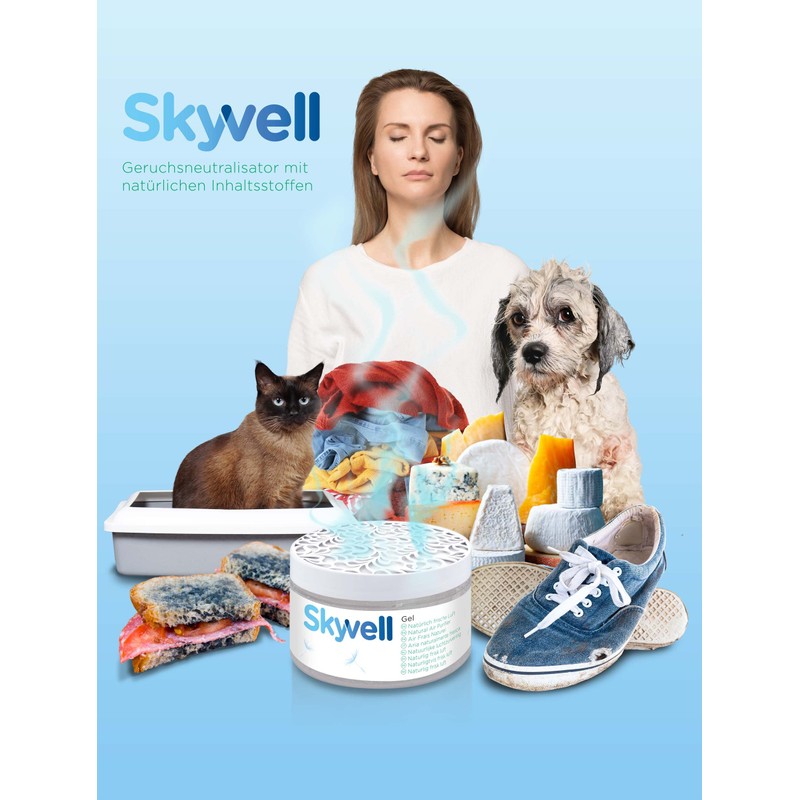 Skyvell Home Odour Remover Gel 250 g Tin