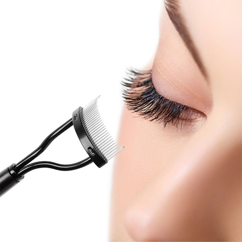 BeautyU&Me New Makeup Mascara Guide Applicators Steel Needle Eyelash Comb