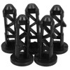 HOMSFOU Pack of 5 Rubbish Bin Locking Lids for Wheelie