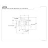 Kingston Brass 1/2' FIP x 3/8' O.D. Comp x 1/2'
