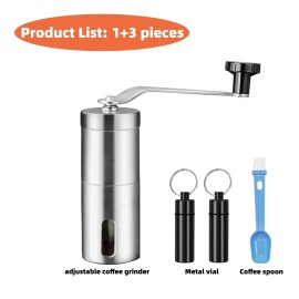 Muyudadi Home Goods Pill Crusher Adjustable Grinder Stainless Steel Pill Grinder - Lar