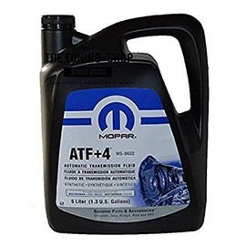 Chrysler Accessories (5013458AA) (68218058AC) ATF+4 Automatic Transmission Fluid - 1.3 Gallon / 5 Liter