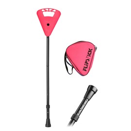 Able2 Flipstick Zusammenklappbarer Gehstock, verstellbar