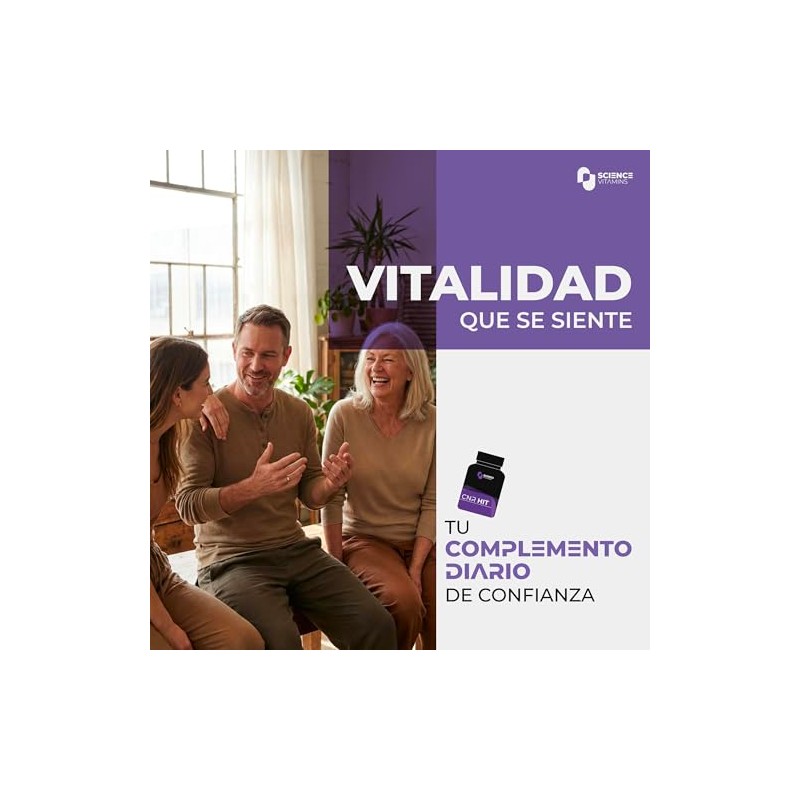CNR HIT | Glutatión, Trans-Resveratrol, Curcumina y NAD | 60