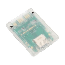 MX4SIO TF Card Adapter, MX4SIO SIO2SD SD Card Reader Adapter Memory Card Adapter Hand Made Stable Replacement Memory Card Reader for Fat Console(Transparent White)