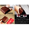 IrideScent PUEBLO Men's Bi-fold Wallet, Box-shaped Coin Purse, Italian Leather,