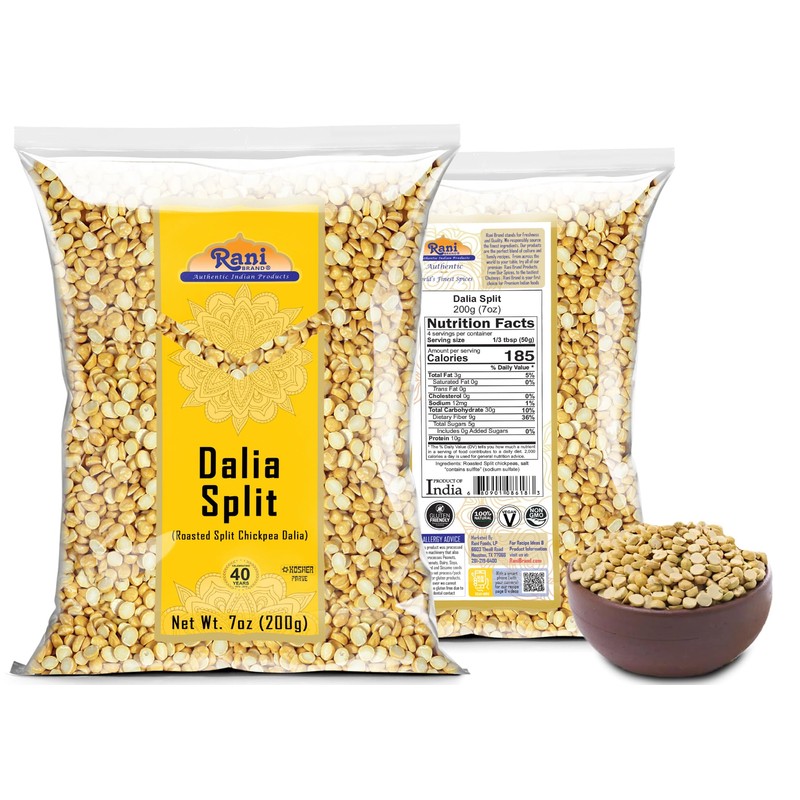 Rani Daliya Split (Roasted Split Chickpeas Dalia) 7oz (200g) ~