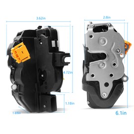 WUANGKI Door Lock Actuator | Front Left Driver Side | Compatible with Chevy Canaro Cruze Sonic, GMC Terrain, SRX, Buick Allure Cascada Encore | Replaces 931-314 13502466