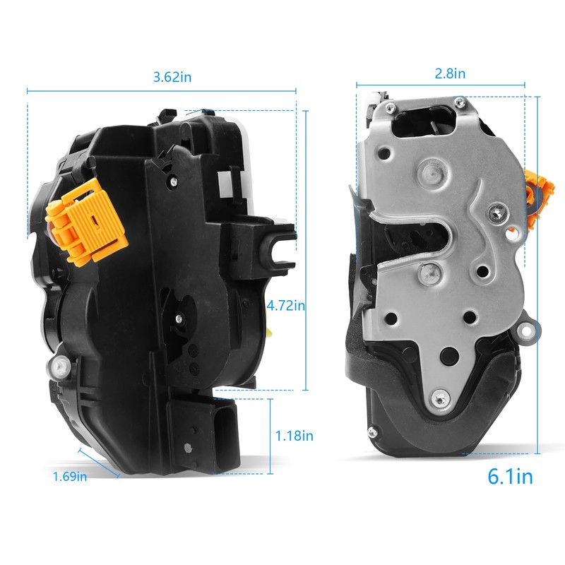 WUANGKI Door Lock Actuator | Front Left Driver Side |