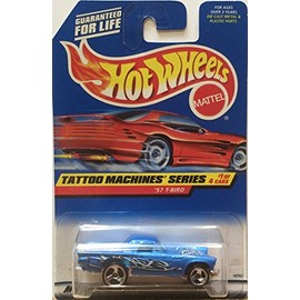 Hot Wheels - " '57 T-Bird" (#685) - "1998" Tattoo Machines Series (#1 of 4 Cars)