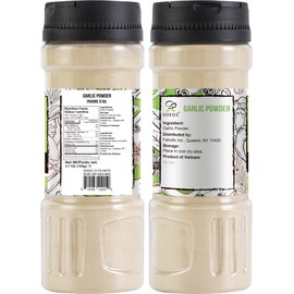 Soeos Garlic Powder, Garlic Powder Seasoning, Additive Free, Non-GMO, Garlic Seasoning for Flavor Vegetables, Grilled Meats, Salads, Dressings and More, 3.7 Ounce(Pack of 3)