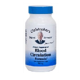 Christopher's Original Formulas Dr. Christopher'S Blood Circulation Formula - 465 Mg - 100 Vegetarian Capsules