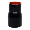 HPS HTSRNBLK-155 3" - 3.5" ID, 6" Length, Silicone Reducer
