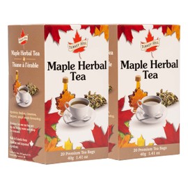 Turkey Hill Sugarbush Premium 100% Pure Canadian Maple Infused Herbal Tea, 2 Pack