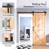 EaseLife 6.6 FT Sliding Barn Door Track and Handle Hardware