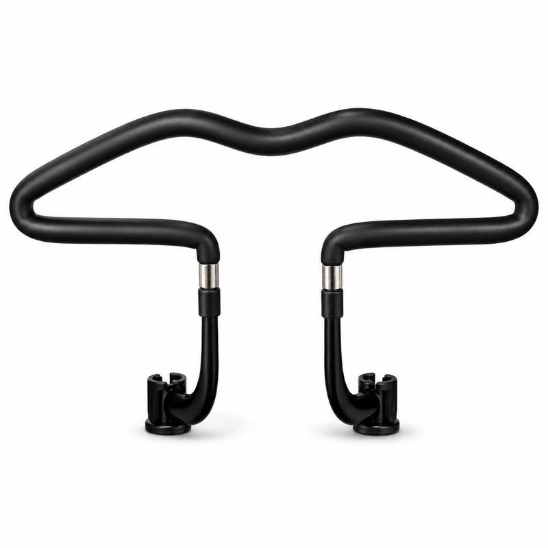 Universal Car Headrest Coat Hanger with Steel Frame & Soft