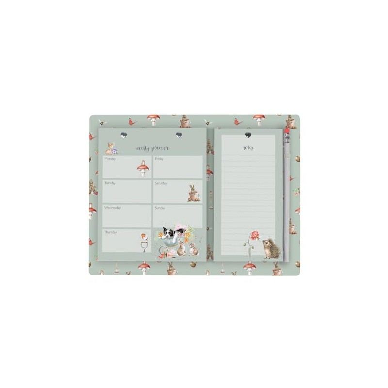 Wrendale Designs - 'Garden Friends' garden animal Weekly & Shopping