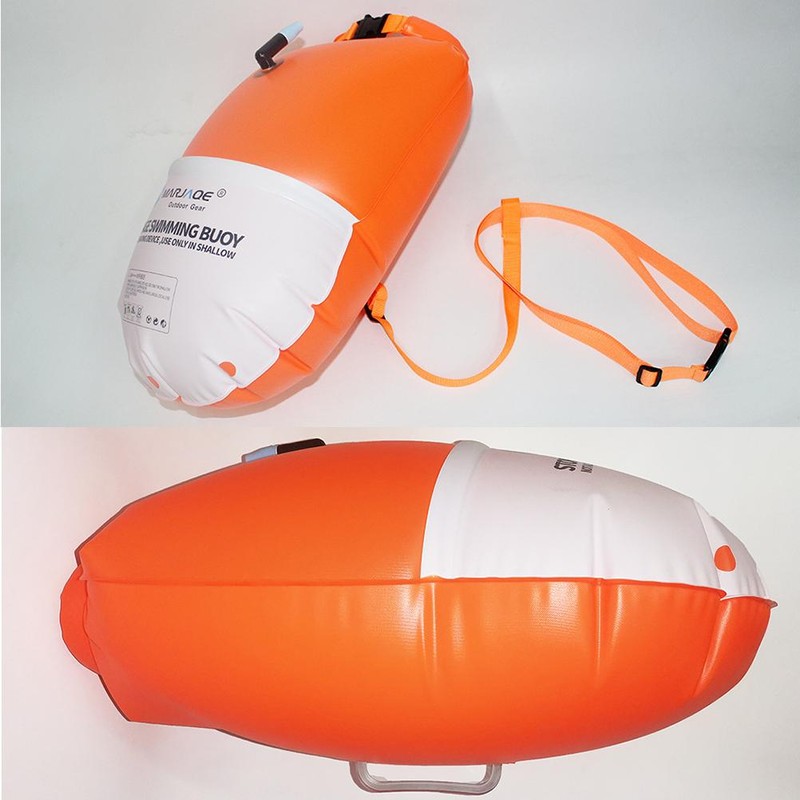 20L Swim Buoy Tow Float Waterproof Bag Storage Bag Inflatable