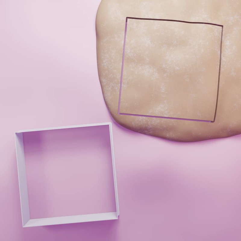 Square Straight Edges Cookie Cutter - 3 Sizes