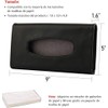 Timotech Soporte de Pañuelos para Auto de Cuero, Caja Parasol,
