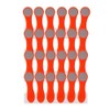 24 Clothes Pegs Laundry Clips with Stainless Steel Compression Springs