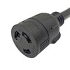 Parkworld 79452 Dryer Splitter Adapter Piggy-Back NEMA 14-30P and 14-30R