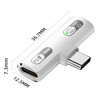 Jadebones USB C Splitter with 100W Fast Charging, Dual USB