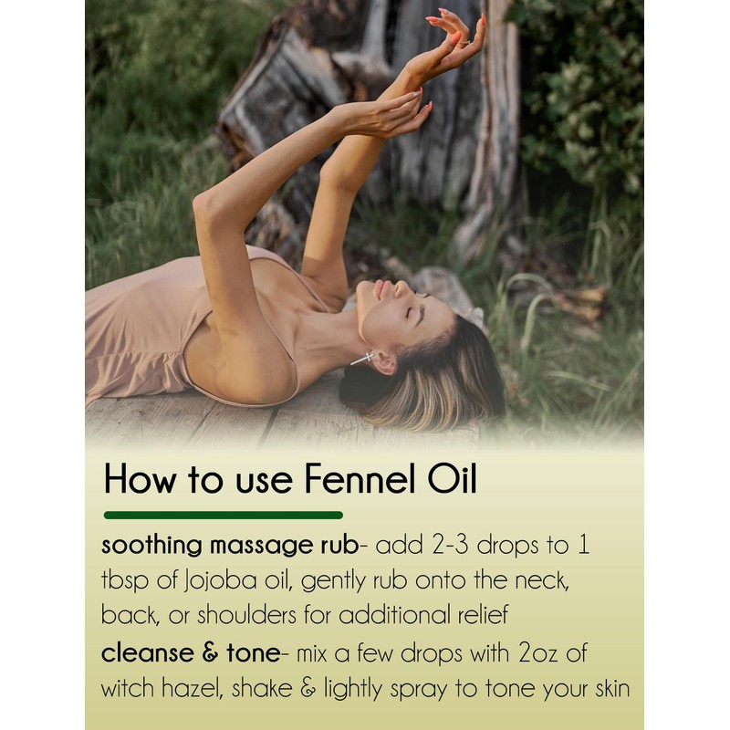 Fennel Essential Oil - 100% Pure Therapeutic Grade Essential Oil