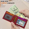 Walleslim Wallet for Men, RFID Mens Wallet with 2 ID