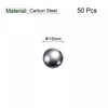sourcing map Pack of 50 15 mm Carbon Steel Storage
