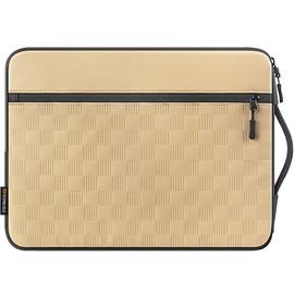 DOMISO 15 inch Laptop Sleeve Bag 15.6 inch Laptop Case Carrying Case for 15 inch MacBook Air/Pro Waterproof Laptop Cover 15.6 inch Compatible with MacBook Air 15 inch M3 2024 2023,Beige