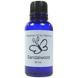 Candlecopia Sandalwood Concentrated Premium Fragrance Oil, Cobalt Blue Glass Bottle, Euro Style Dropper Cap