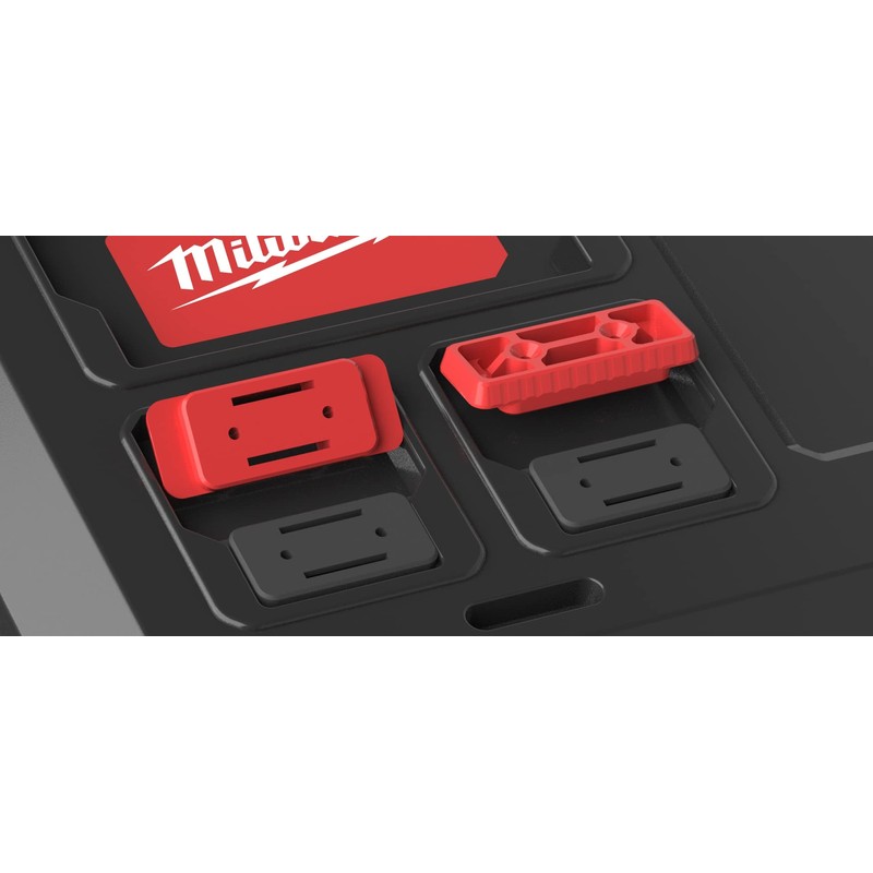 NyVoozy(20pcs-Red Feet Mounting System,Mounting Feet for Milwaukee Packout, Mounting Feet