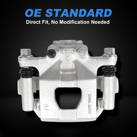 Pair of Front Brake Calipers for Nissan Altima 2002-2006;Maxima 2003-2006 Front Left and Front Right Focus Disc Brake Calipers with Brackets Assembly 19B2780+19B2781