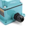 TFS-302 Nonslip Aluminum Shell Electric Momentary Foot Pedal Switch AC