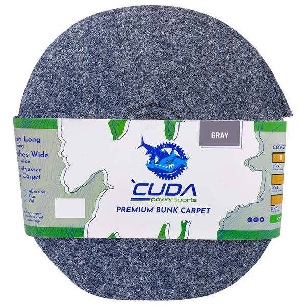 Cuda Boat Trailer Bunk Carpet 12 Inch Wide x 150ft-PREMIUM